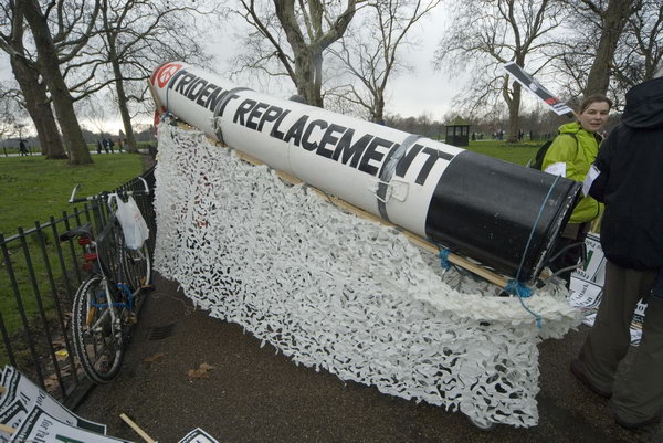 Stop Trident, Troops out of Iraq &copy; 2007, Peter Marshall