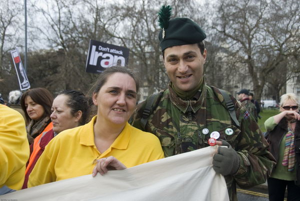 Stop Trident, Troops out of Iraq &copy; 2007, Peter Marshall