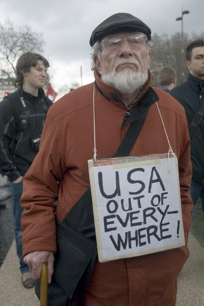 Stop Trident, Troops out of Iraq &copy; 2007, Peter Marshall