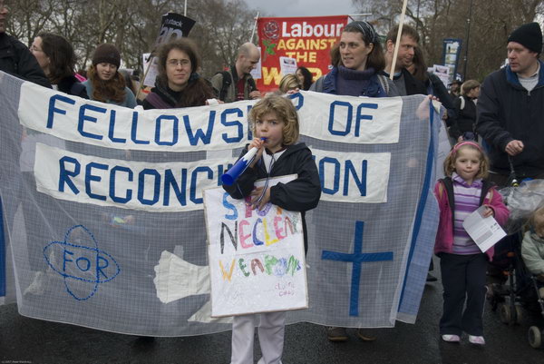 Stop Trident, Troops out of Iraq &copy; 2007, Peter Marshall