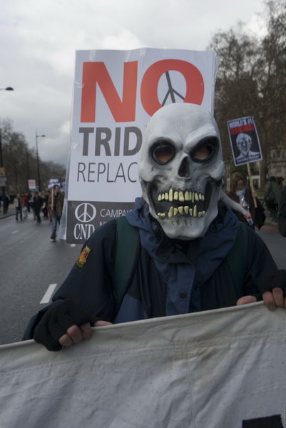 Stop Trident, Troops out of Iraq &copy; 2007, Peter Marshall