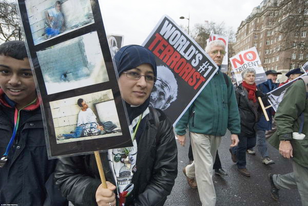 Stop Trident, Troops out of Iraq &copy; 2007, Peter Marshall