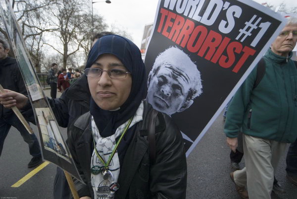 Stop Trident, Troops out of Iraq &copy; 2007, Peter Marshall