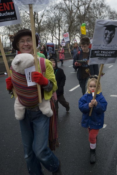 Stop Trident, Troops out of Iraq &copy; 2007, Peter Marshall