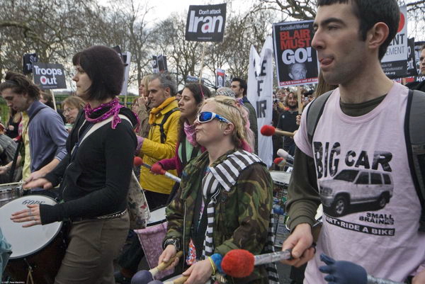Stop Trident, Troops out of Iraq &copy; 2007, Peter Marshall
