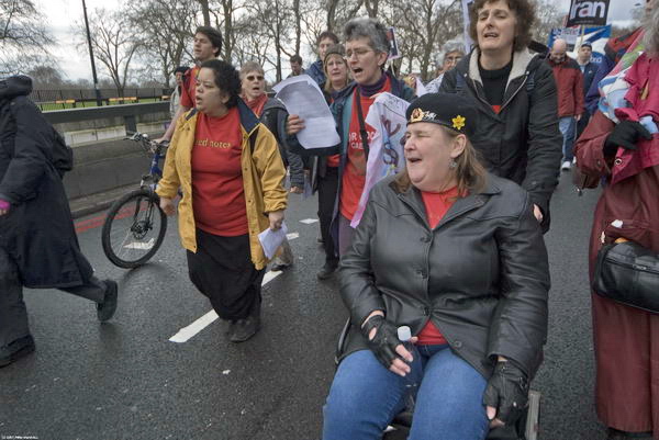 Stop Trident, Troops out of Iraq &copy; 2007, Peter Marshall