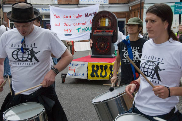 March of the Human Rights Jukebox &copy; 2007, Peter Marshall